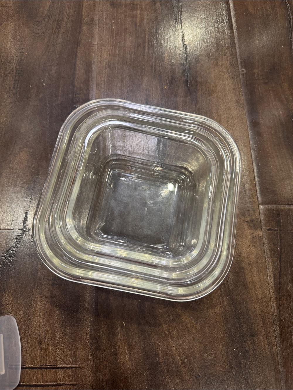 Clear Glass Airtight Food Storage Containers with Light Blue Seals (Set of 6) - Picture 5 of 6